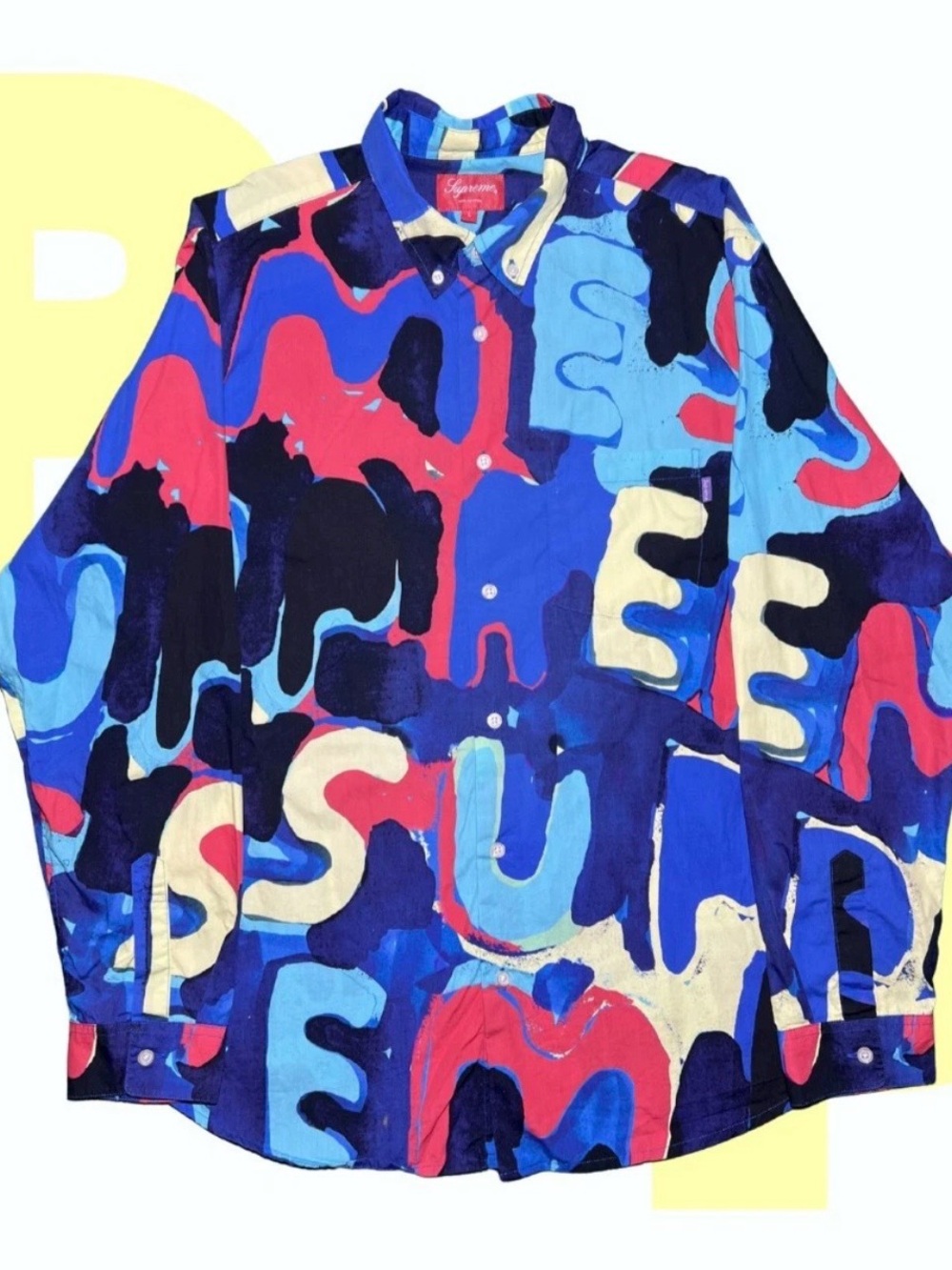 Supreme Painted Logo Shirt (Large)